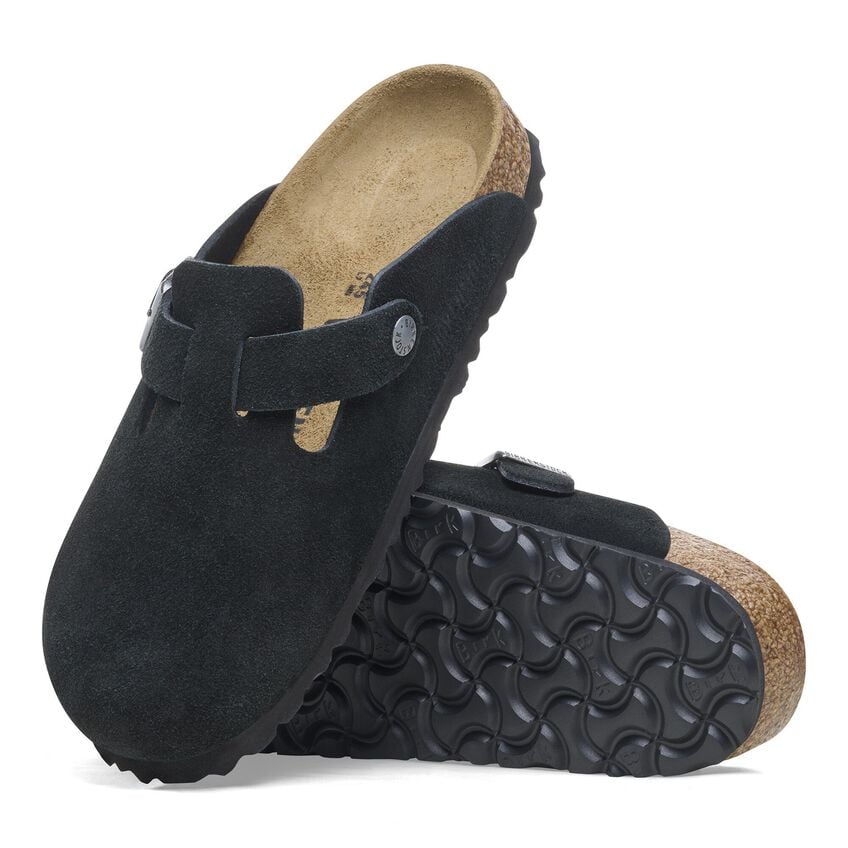 BIRKENSTOCK® BOSTON CORK CLOGS MIDNIGHT