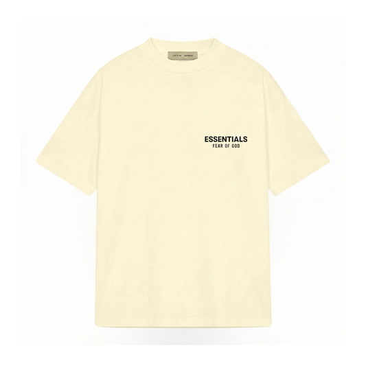 ESSENTIALS CORE BASIC TEE CREAM