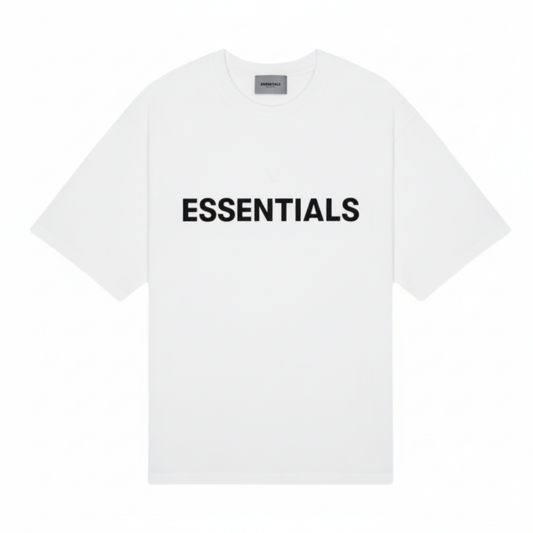 ESSENTIALS BASIC TEE WHITE