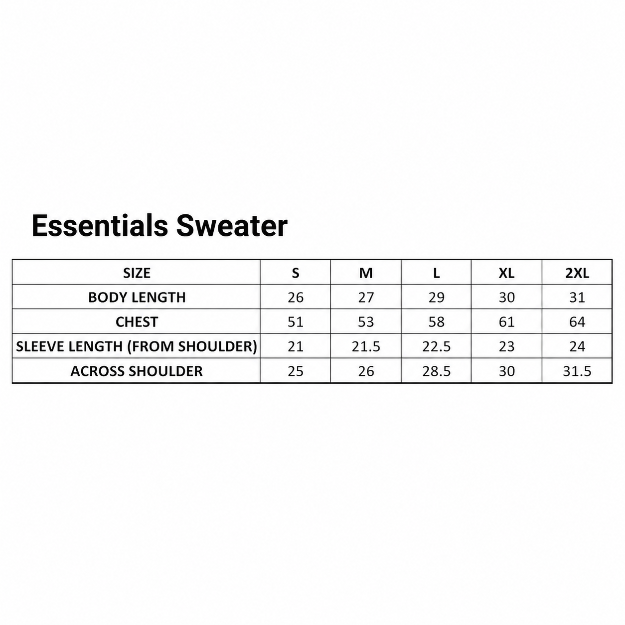 Essentials Crewneck Sweatshirt Black