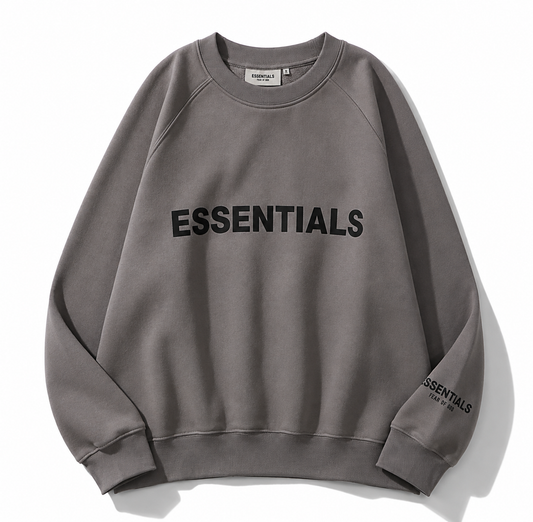 Essentials Crewneck Sweatshirt Dark Gray